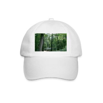 wald - Baseballkappe - Weiß/Weiß - Vorne