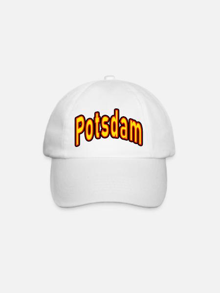 Potsdam - Baseballkappe - Weiß/Weiß