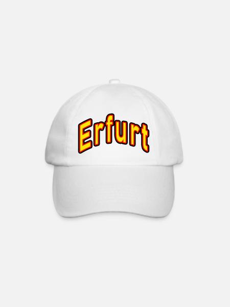 Erfurt - Baseballkappe - Weiß/Weiß