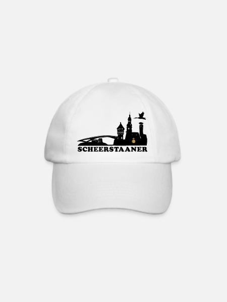 Scheerstaaner black RA - Baseballkappe - Weiß/Weiß