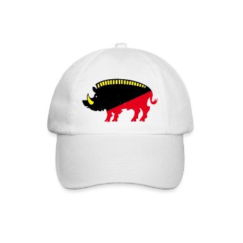 Eber - Baseballkappe - Weiß/Weiß - Vorne