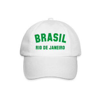 RIO DE JANEIRO, BRAZIL - Baseballkappe - Weiß/Weiß - Vorne