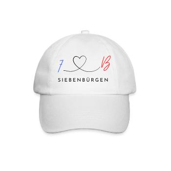 7B- Siebenbürgen - Baseballkappe - Weiß/Weiß - Vorne