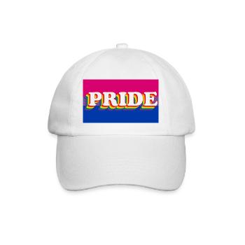 bi pride - Baseballkappe - Weiß/Weiß - Vorne