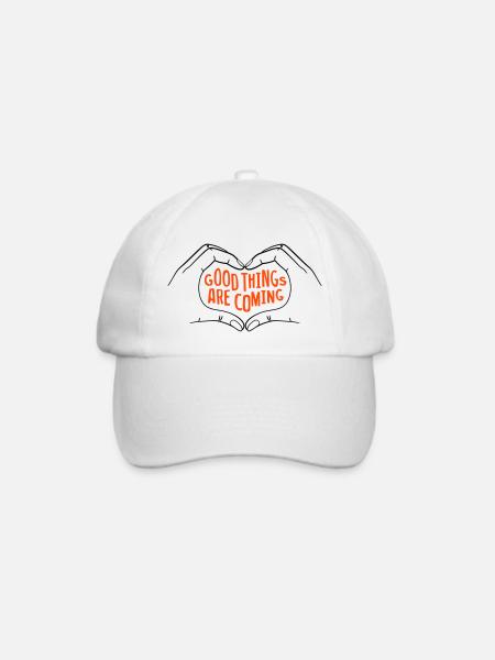 Good Things Are Coming - zweifarbig - Baseballkappe - Weiß/Weiß