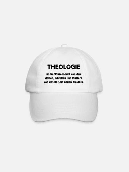 Theologie: Des Kaisers neue Kleider - Baseballkappe - Weiß/Weiß