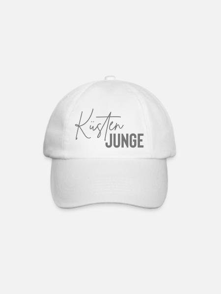 küsten junge - Baseballkappe - Weiß/Weiß