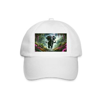 URSPRÜNGLICHER ELEFANT - Baseballkappe - Weiß/Weiß - Vorne