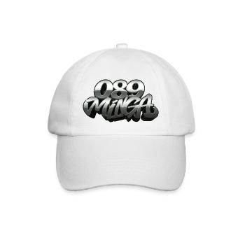 089 Minga Logo - Baseballkappe - Weiß/Weiß - Vorne