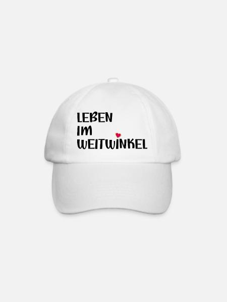 LEBEN IM WEITWINKEL - SOLIDARITAET - Baseballkappe - Weiß/Weiß