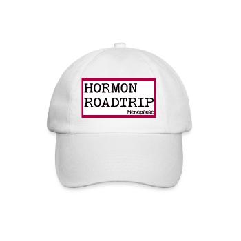 MENOPAUSE HORMONE WECHSELJAHRE - Baseballkappe - Weiß/Weiß - Vorne