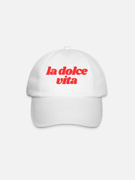 la dolce vita - Baseballkappe - Weiß/Weiß