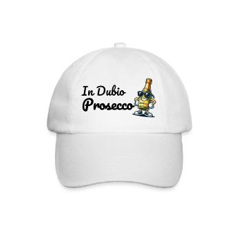 In Dubio Prosecco - Baseballkappe - Weiß/Weiß - Vorne