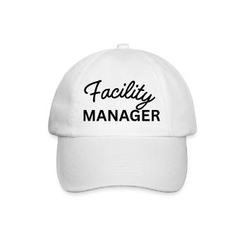 Facility Manager - Baseballkappe - Weiß/Weiß - Vorne