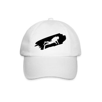 Taucher - Tauchen - Tauch Geschenke - Baseballkappe - Weiß/Weiß - Vorne