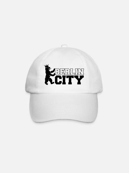 berlin_city_1 - Baseballkappe - Weiß/Weiß