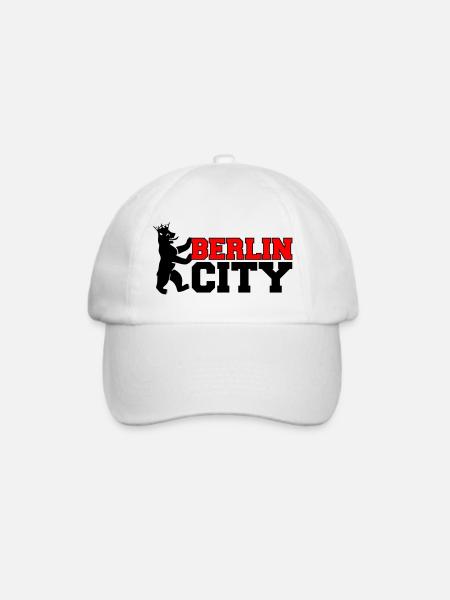 berlin_city_2 - Baseballkappe - Weiß/Weiß