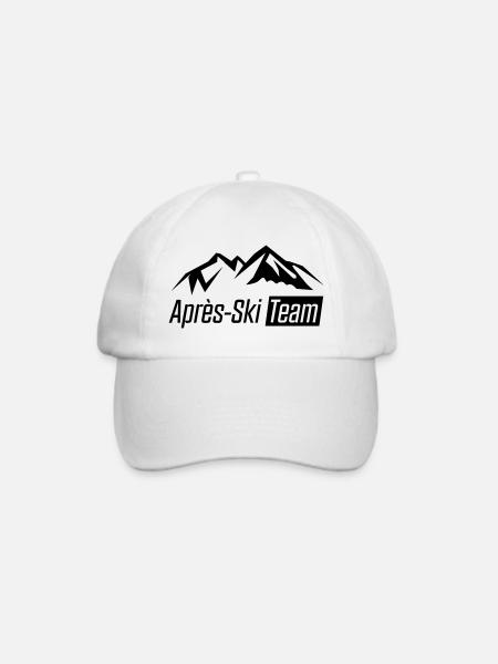 Apres Ski Team - Baseballkappe - Weiß/Weiß