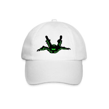 Skydiver - Baseballkappe - Weiß/Weiß - Vorne
