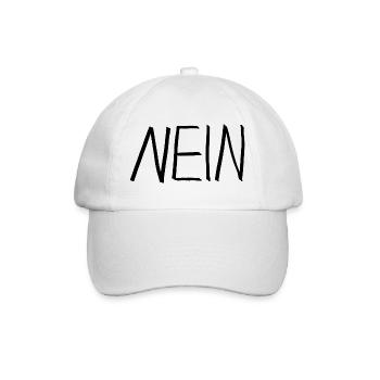 NEIN - Baseballkappe - Weiß/Weiß - Vorne