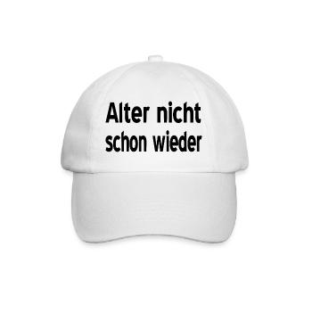 Alter - Baseballkappe - Weiß/Weiß - Vorne