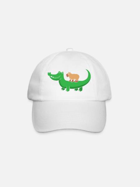 Capibara Capybara - Baseballkappe - Weiß/Weiß