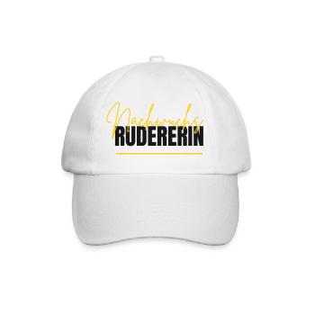 Nachtwuchs Ruderin - Baseballkappe - Weiß/Weiß - Vorne