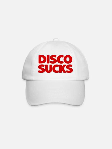 Disco ist - Baseballkappe - Weiß/Weiß