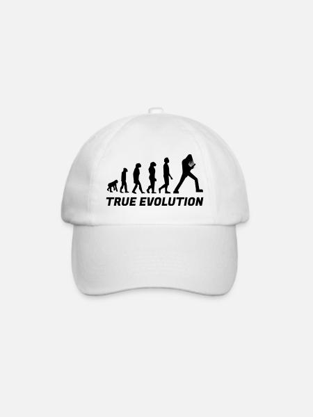 Wahre Entwicklung - Baseballkappe - Weiß/Weiß