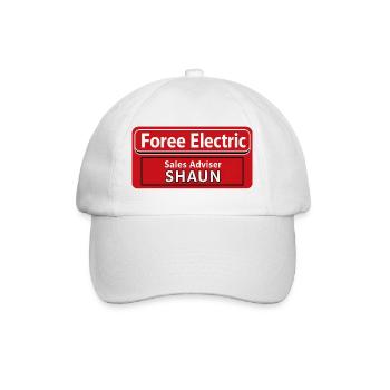 Foree Electric - Baseballkappe - Weiß/Weiß - Vorne