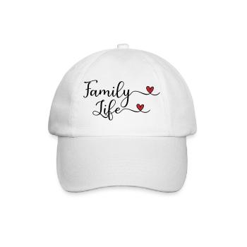 Familie - Baseballkappe - Weiß/Weiß - Vorne