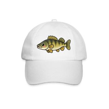 Niedliche Zander Kinder Angeldesign - Baseballkappe - Weiß/Weiß - Vorne