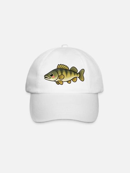 Niedliche Zander Kinder Angeldesign - Baseballkappe - Weiß/Weiß
