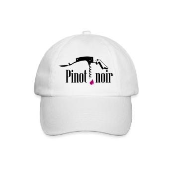 Pinot Noir Lover - Baseballkappe - Weiß/Weiß - Vorne