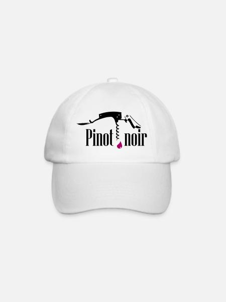 Pinot Noir Lover - Baseballkappe - Weiß/Weiß