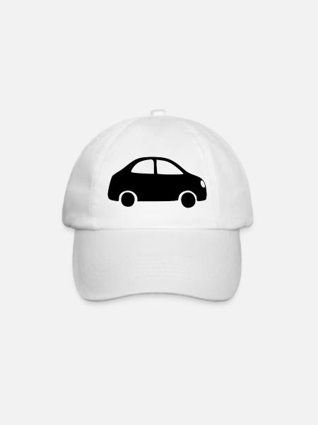 Auto Führerschein Geschenk - Baseballkappe - Weiß/Weiß