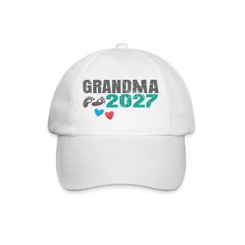 Grandma 2027  - Baseballkappe - Weiß/Weiß - Vorne