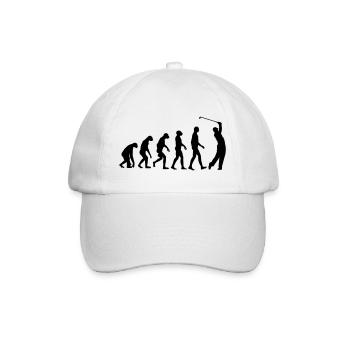 Golf Evolution Golfing - Baseballkappe - Weiß/Weiß - Vorne