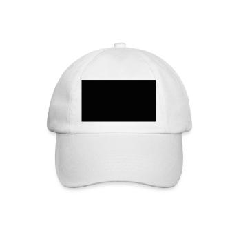 schwarz - Baseballkappe - Weiß/Weiß - Vorne