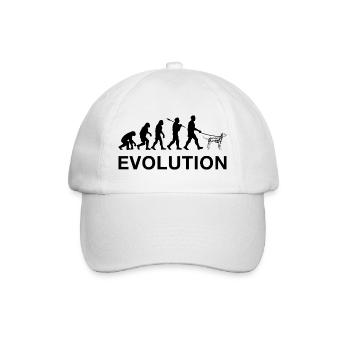 Evolution - Baseballkappe - Weiß/Weiß - Vorne