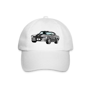 Auto - Baseballkappe - Weiß/Weiß - Vorne