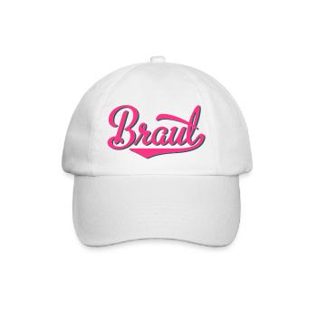 Braut - Baseballkappe - Weiß/Weiß - Vorne