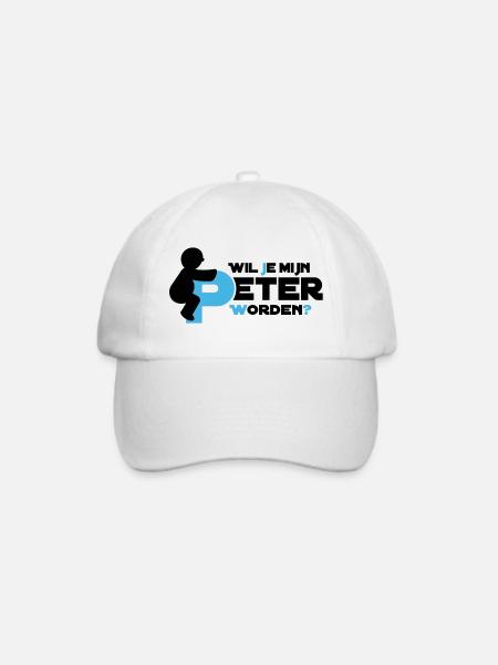 Peter weiß - Baseballkappe - Weiß/Weiß
