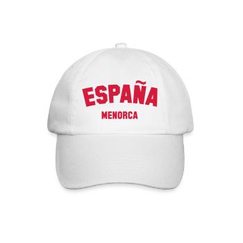 MENORCA Spain Spanien Espana - Baseballkappe - Weiß/Weiß - Vorne