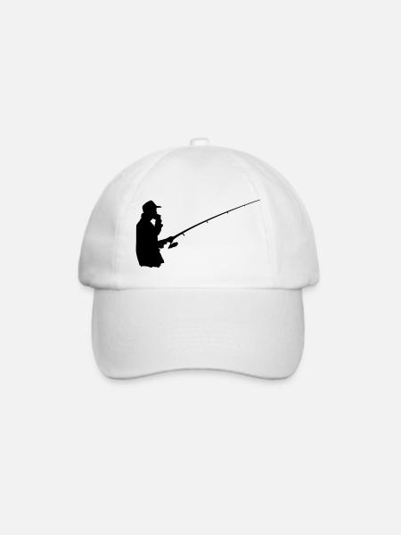 fisherman - Baseballkappe - Weiß/Weiß