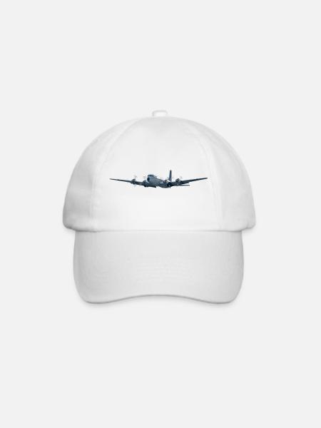 DC-4 - Baseballkappe - Weiß/Weiß