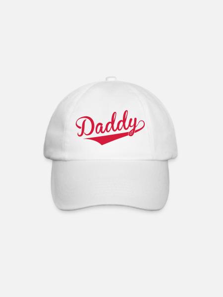 Daddy - Baseballkappe - Weiß/Weiß