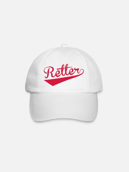 Erste Hilfe / Retter / Retterin / Arzt - Baseballkappe - Weiß/Weiß