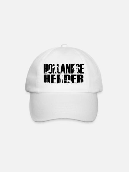 IPO Hollandse Herder - Baseballkappe - Weiß/Weiß