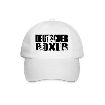 IPO Deutscher Boxer - Baseballkappe - Weiß/Weiß - Vorne